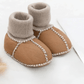 Chaussons bébé douillets et chauds