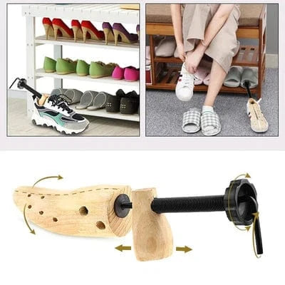 Élargisseur de chaussures FlexWood - Confort ajusté à vos pieds