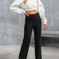 Pantalon stretch taille haute