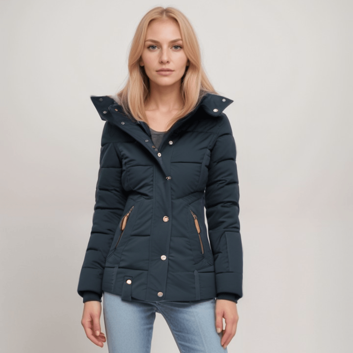 Manteau douillet avec capuche