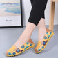 Mocassins fleurie confort+