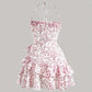 Robe fleurie à volants – Fraîche, légère et craquante