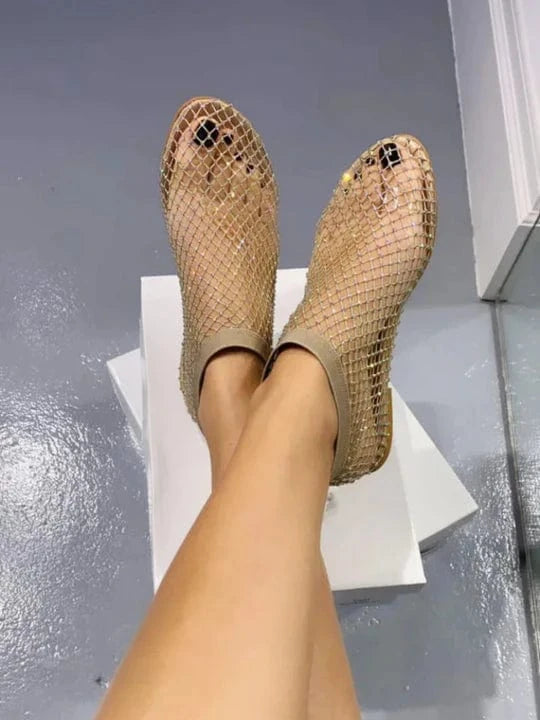 Ballerines Glam Mesh - L'élégance sans les talons