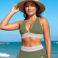 Bikini élégant taille haute sculptant