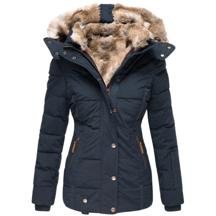 Manteau douillet avec capuche