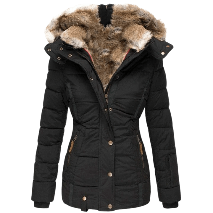 Manteau douillet avec capuche