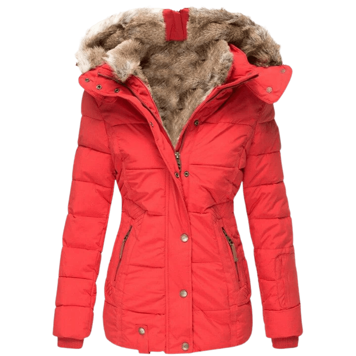 Manteau douillet avec capuche