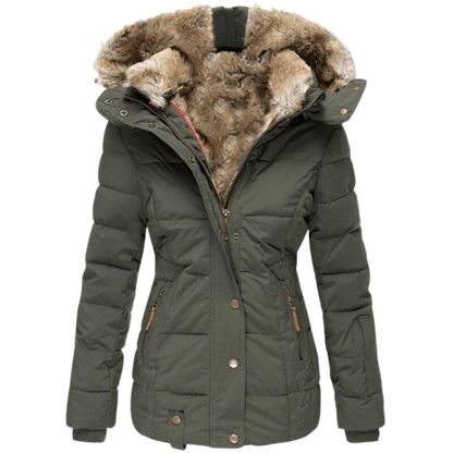 Manteau douillet avec capuche