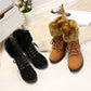 Bottines stylées à fourrure