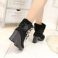 Bottines stylées à fourrure