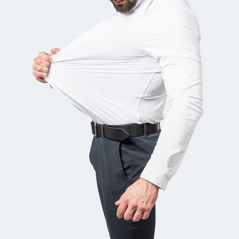 Chemise infroissable et élastique