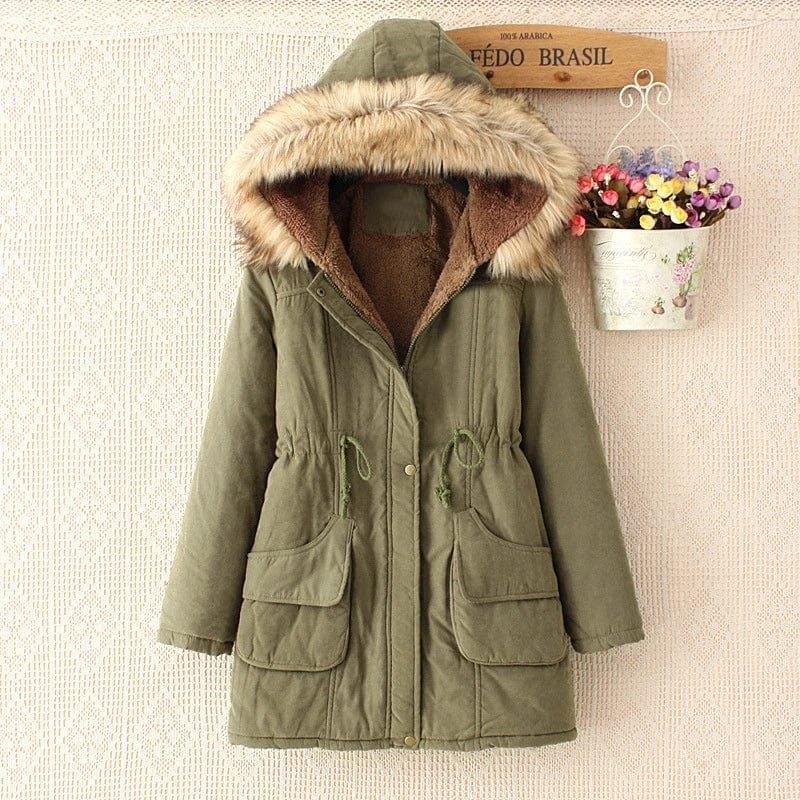 Parka à capuche chaude