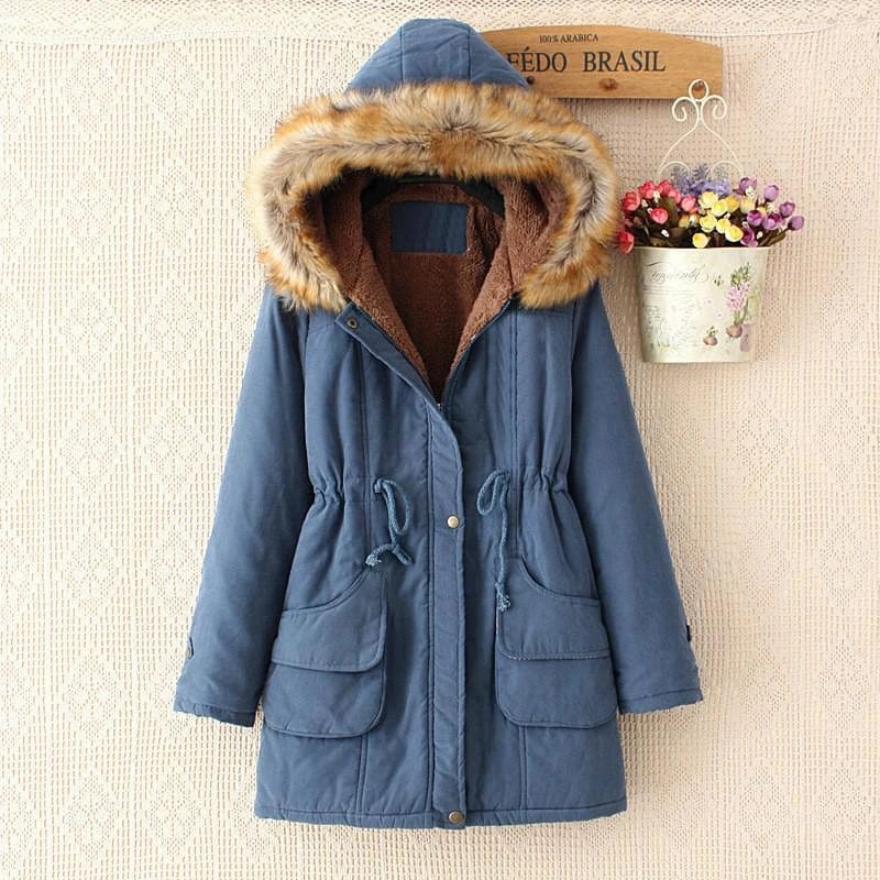 Parka à capuche chaude