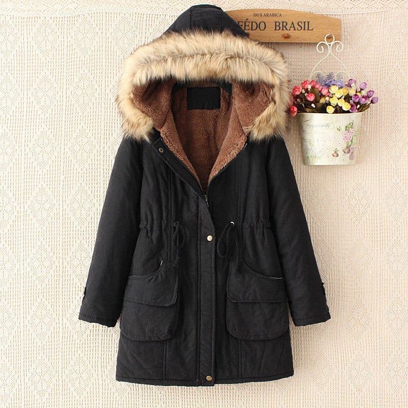 Parka à capuche chaude